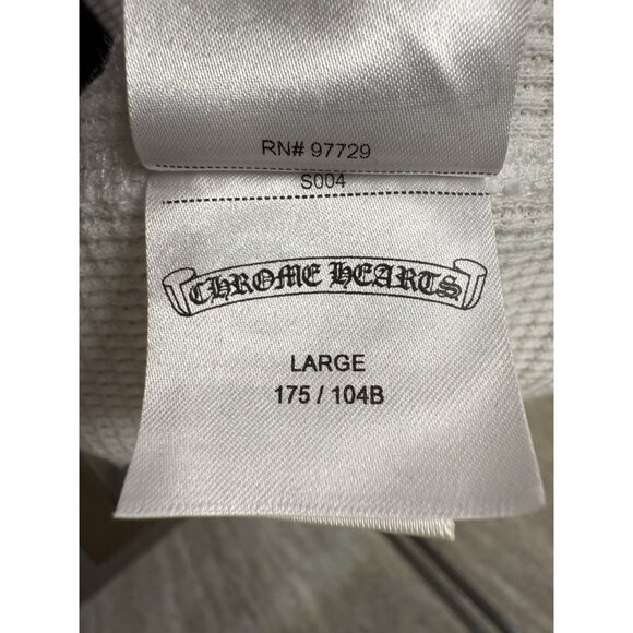 Chrome Hearts Camo Hoodie Jacket With Caution Graphic & Teeth Print Design - Picture 9 of 14